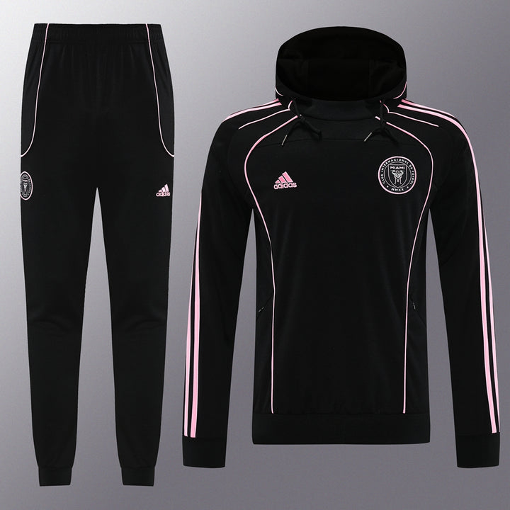 INTER Miami Hoodie JACKET SUIT BLACK 2025/26