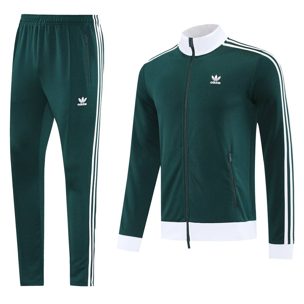 Adidas Dark Green Jacket Suit