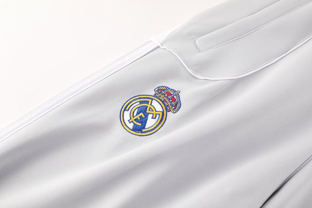 RM Pre Match White-Grey Jacket Suit