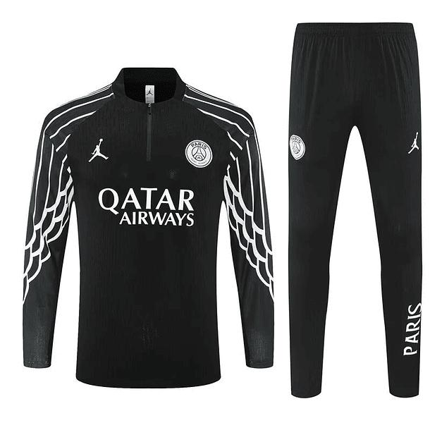 PSG Black and White tracksuit 2025/26