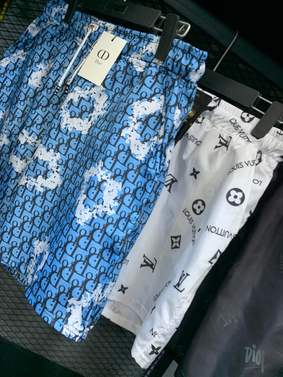 DR Oblique Blue Cloud Swimwear Short