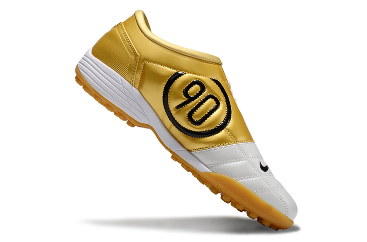 Nike Total 90 III TF White and Black Society Football Boots