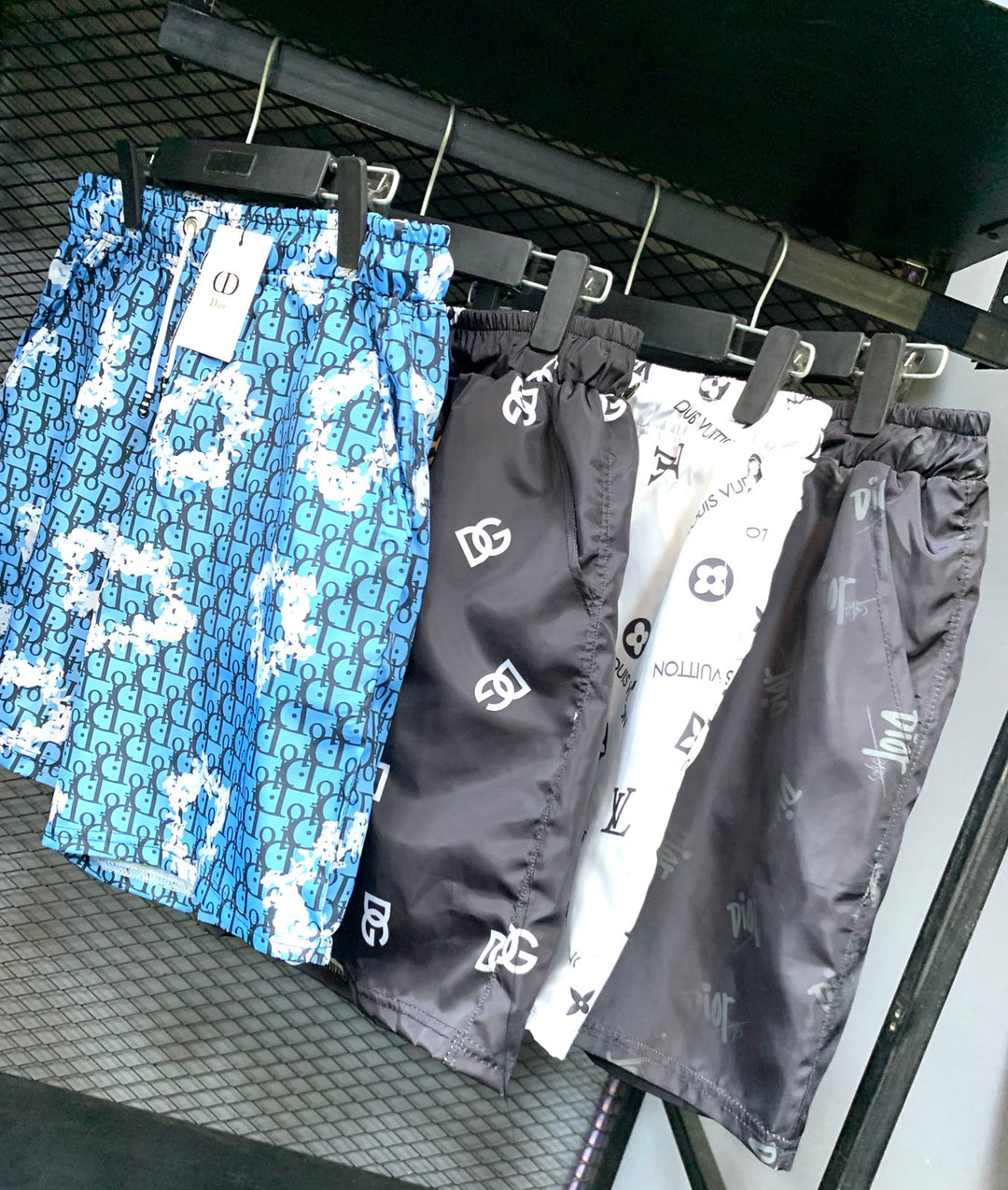 DR Oblique Blue Cloud Swimwear Short