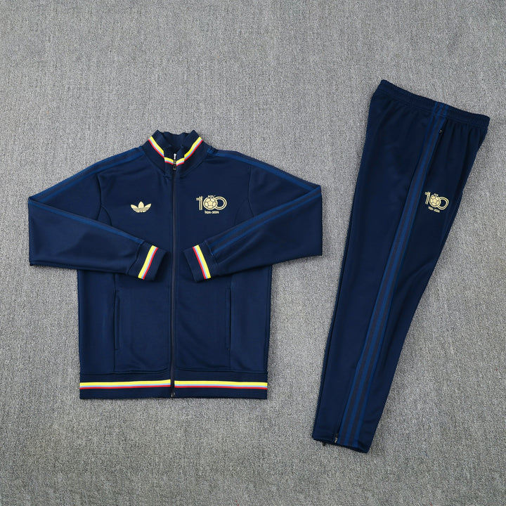 Adidas Anniversary Navy Blue Jacket Suit