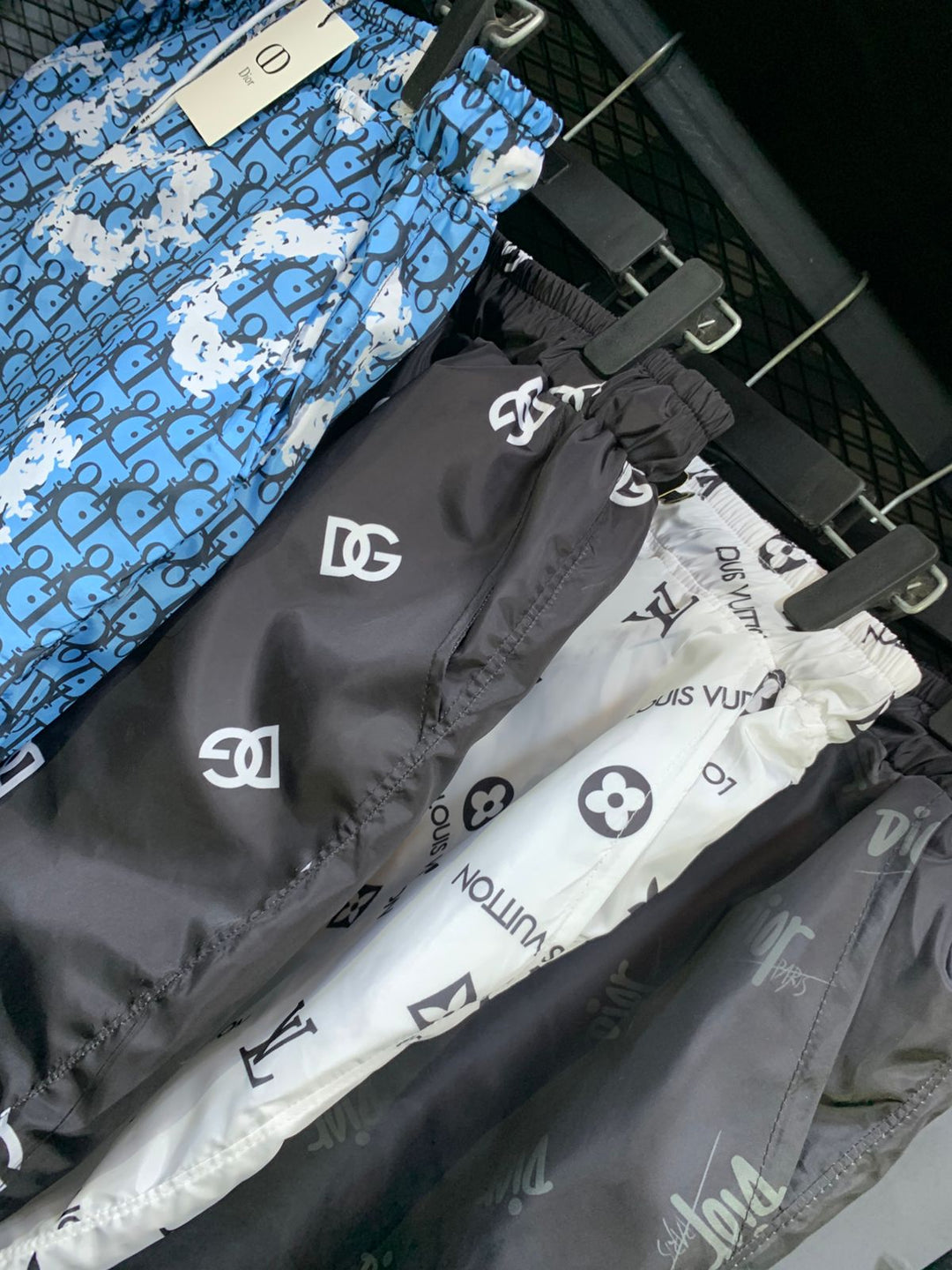 DR Oblique Blue Cloud Swimwear Short