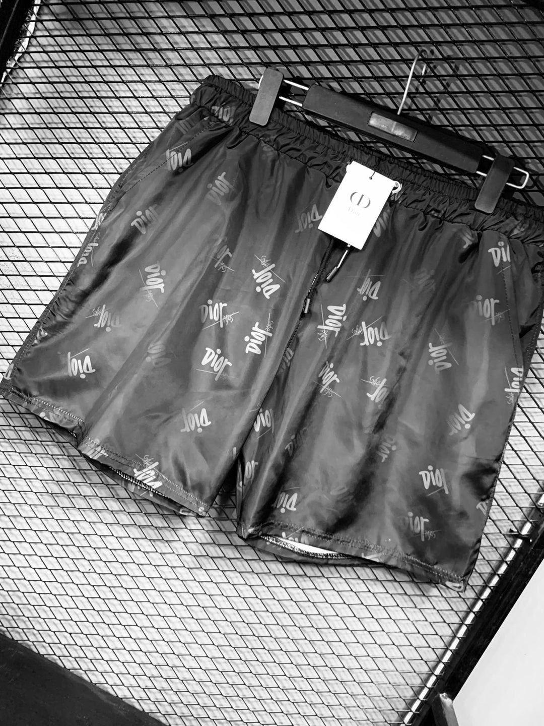 DR Monogram Black Swimwear Short