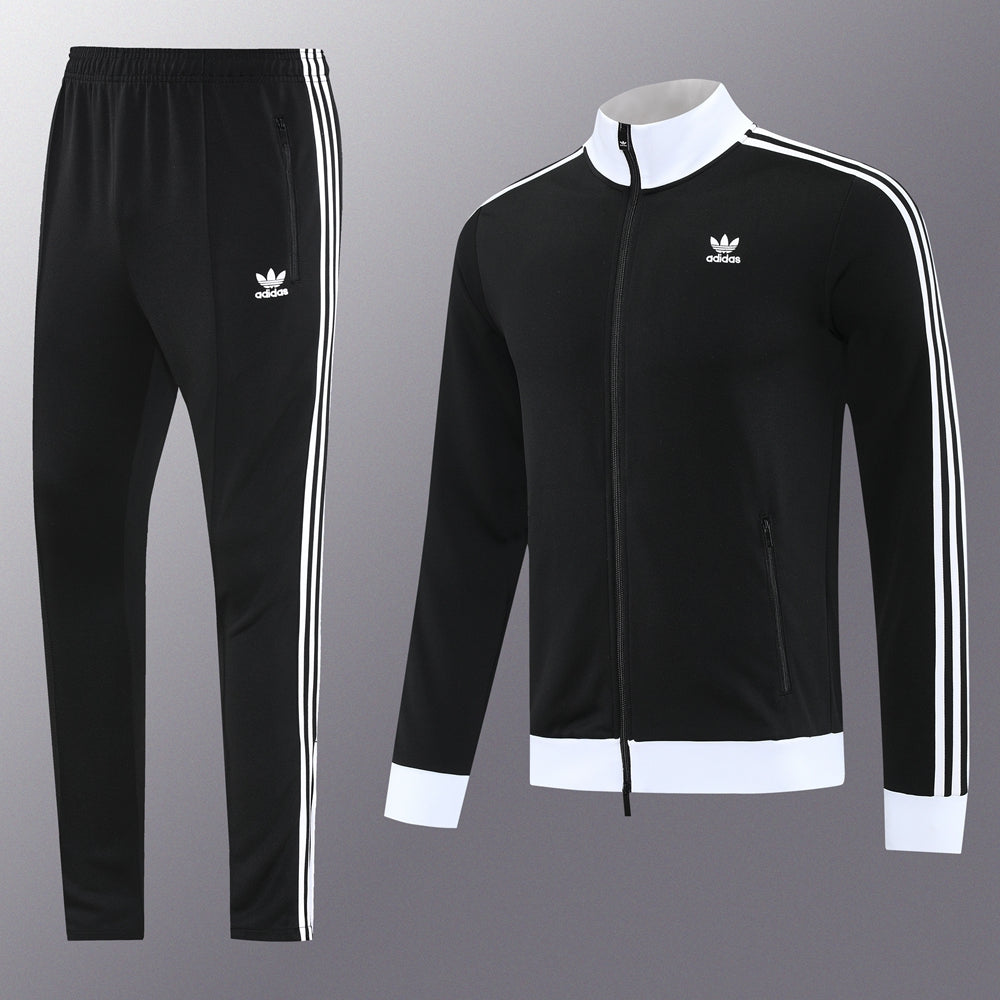Adidas Black Jacket Suit