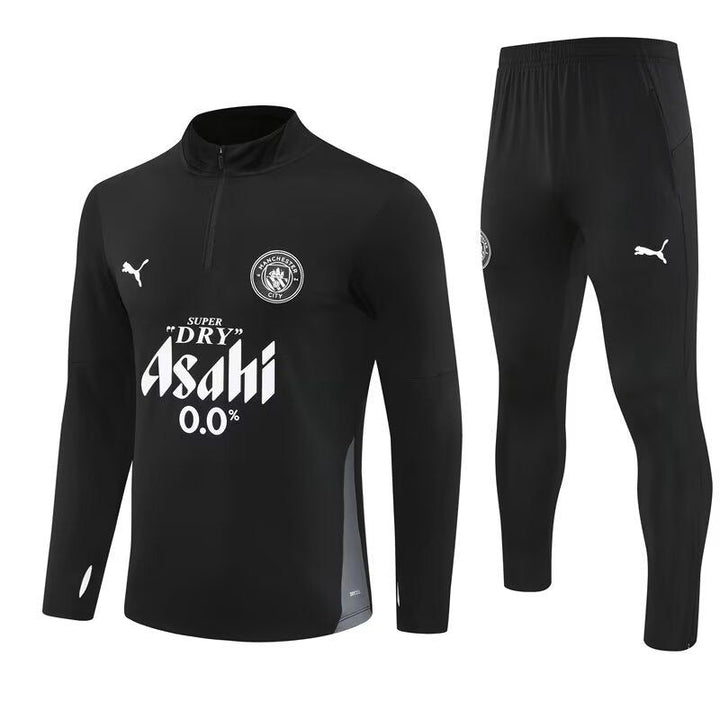 Man City Tracksuit Black 25/26