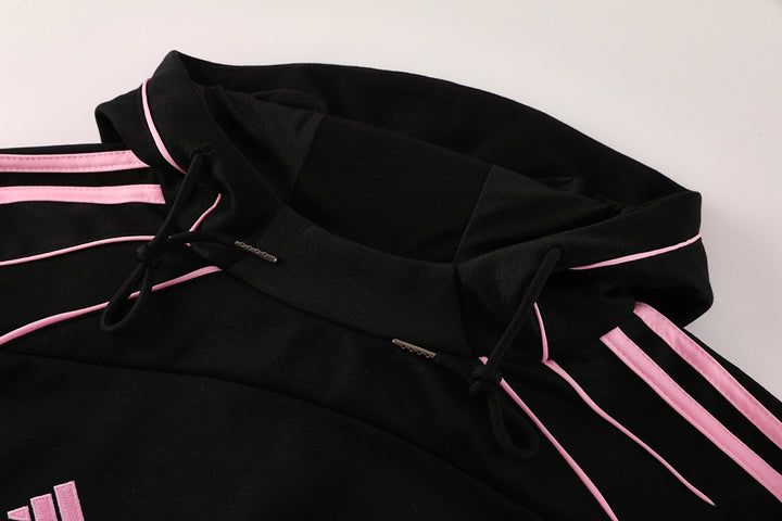 INTER Miami Hoodie JACKET SUIT BLACK 2025/26
