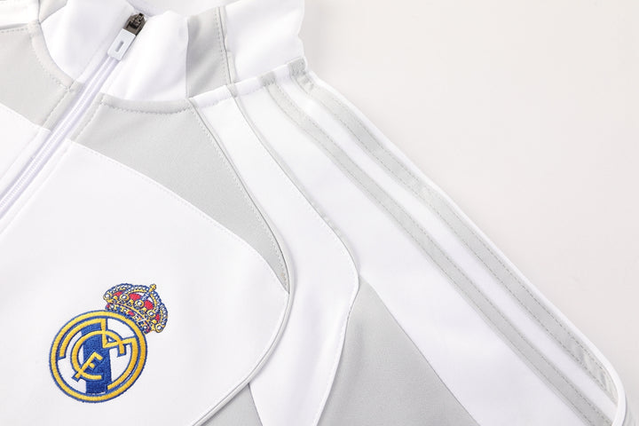 RM Pre Match White-Grey Jacket Suit