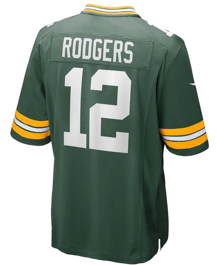 Men's Green Bay Packers Aaron Rodgers Nike Green Game Team Jersey