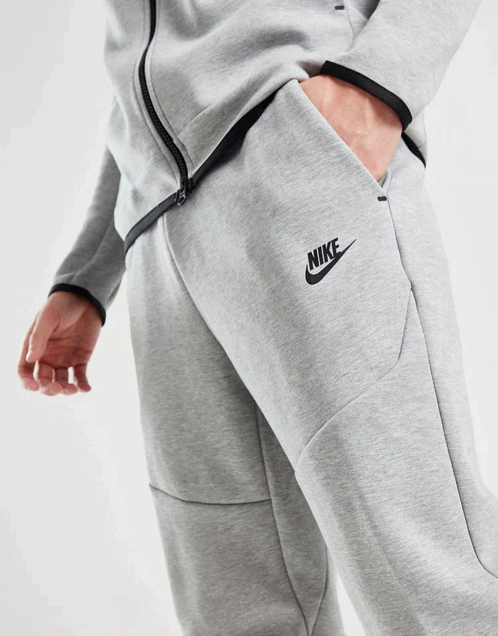 Nike Tech Fleece Full Zip Hoodie GREY FULL SET