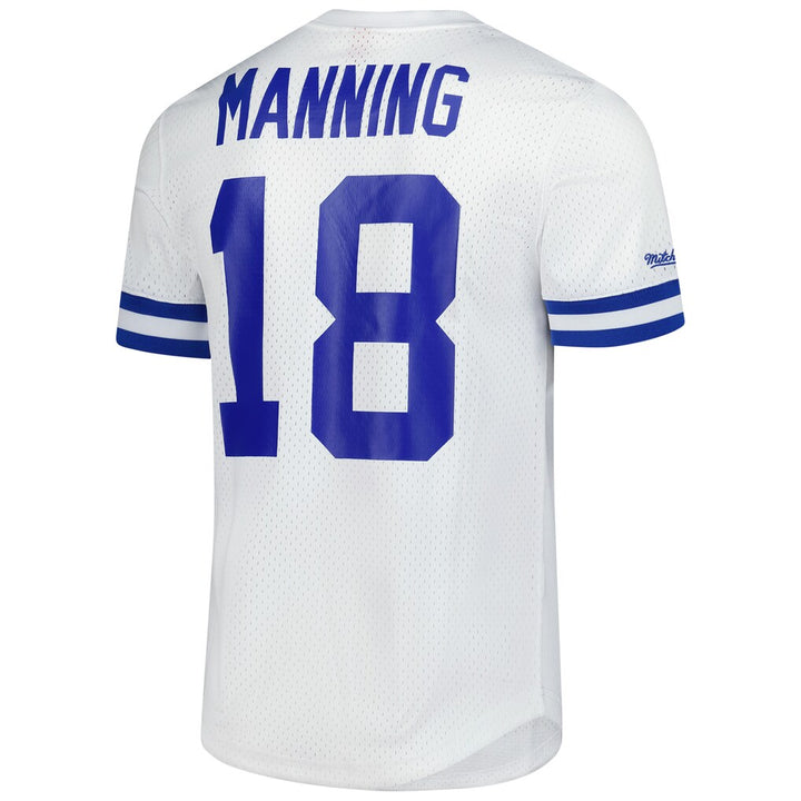 Men's Mitchell & Ness Peyton Manning White Indianapolis Colts Legacy Jersey