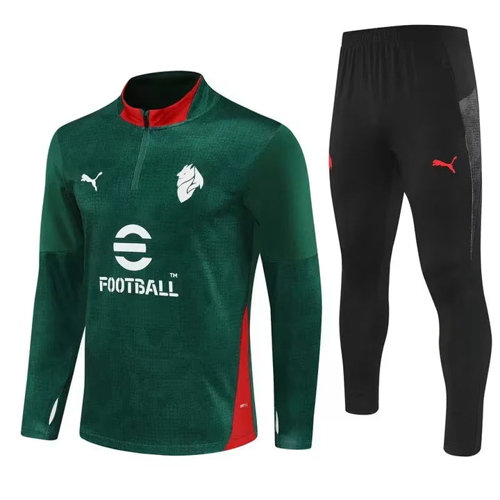 AC Milan Green Tracksuit 2025