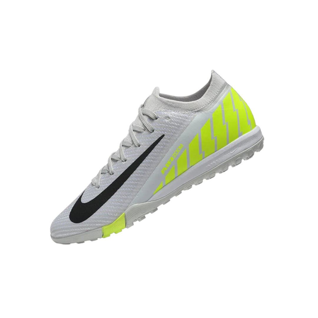 Nike Air Zoom Mercurial Vapor 16 Elite TF Artificial Turf Soccer Shoes - Grey/Yellow/Silver
