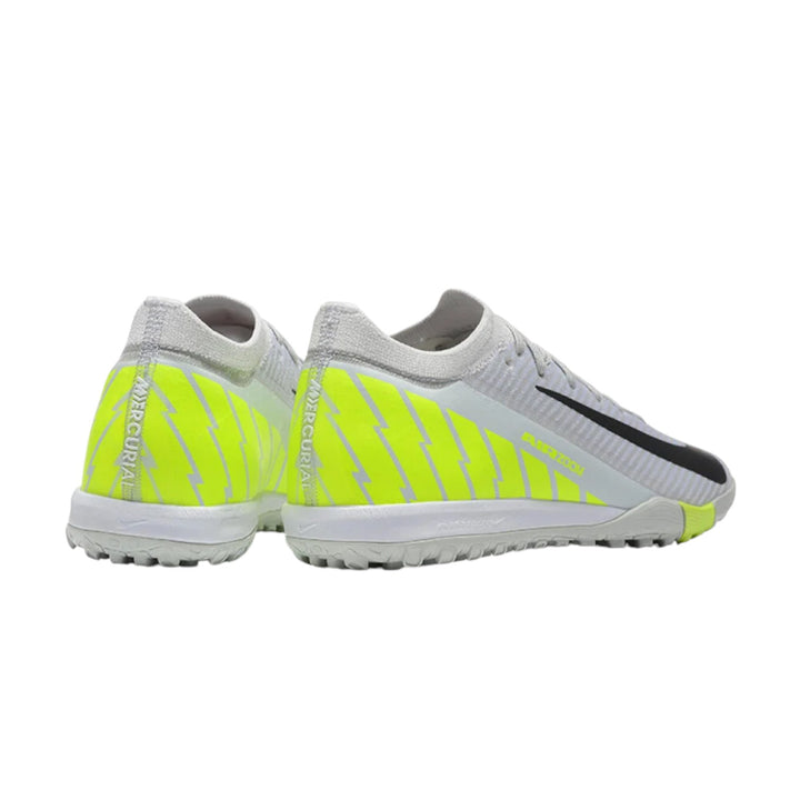 Nike Air Zoom Mercurial Vapor 16 Elite TF Artificial Turf Soccer Shoes - Grey/Yellow/Silver