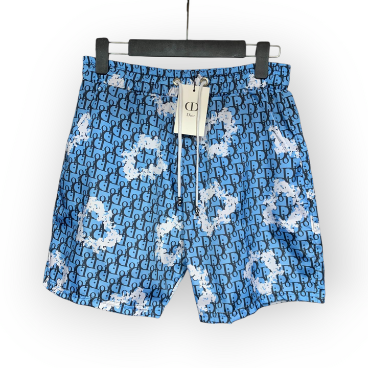 DR Oblique Blue Cloud Swimwear Short