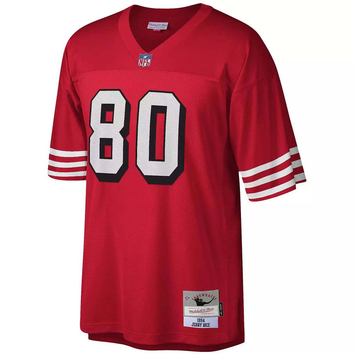 Men's Jerry Rice Scarlet San Francisco 49ers 1990 Retired Player Legacy Jersey