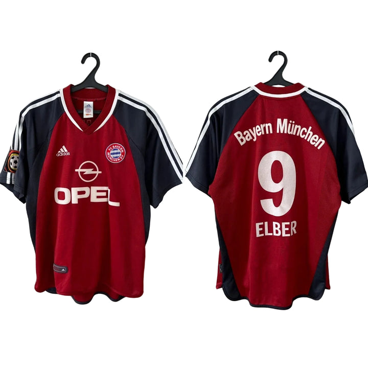 Bayern Munich #9 ELBER Home jersey 01/02