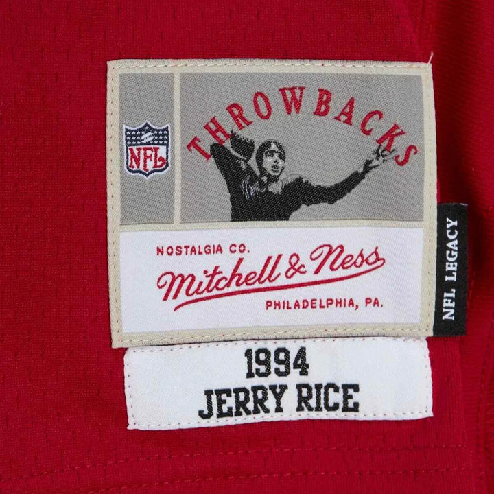 Men's Jerry Rice Scarlet San Francisco 49ers 1990 Retired Player Legacy Jersey